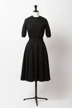 Load image into Gallery viewer, Wool Flare Skirt | Noir