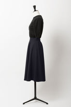 Load image into Gallery viewer, Wool Flare Skirt | Class Blue
