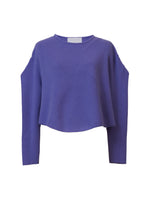 画像をギャラリービューアに読み込む, Cashmere A-Line Rib Top | Lilac