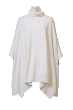 画像をギャラリービューアに読み込む, Cashmere Poncho Top | Shell White