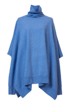 画像をギャラリービューアに読み込む, Cashmere Poncho Top | Sea Blue