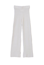 Load image into Gallery viewer, Cashmere Rib knit Pants | Shell White