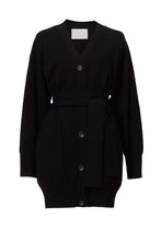 画像をギャラリービューアに読み込む, Cashmere Long Knit Cardigan | Stone