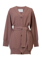 画像をギャラリービューアに読み込む, Cashmere Long Knit Cardigan | Sand Beige