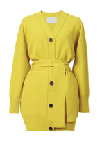 画像をギャラリービューアに読み込む, Cashmere Long Knit Cardigan | Citrine