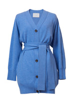 画像をギャラリービューアに読み込む, Cashmere Long Knit Cardigan | Sea BLue