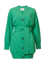 画像をギャラリービューアに読み込む, Cashmere Long Knit Cardigan | Mint