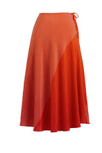 Load image into Gallery viewer, Silk Dot Skirt | Ruby