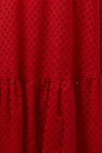 Load image into Gallery viewer, Cotton Lace Tiered Skirt | Orchid