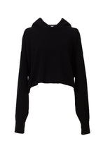 画像をギャラリービューアに読み込む, Cashmere Knit Short Hoodie | Stone