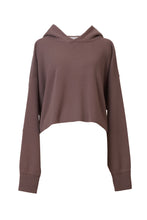 画像をギャラリービューアに読み込む, Cashmere Knit Short Hoodie | Sand Beige