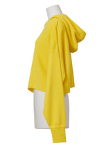 画像をギャラリービューアに読み込む, Cashmere Knit Short Hoodie | Shell White