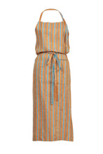 Load image into Gallery viewer, Stripe Linen Apron | Terracotta