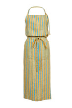 Load image into Gallery viewer, Stripe Linen Apron | Citrine