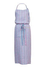 Load image into Gallery viewer, Stripe Linen Apron | Lilac