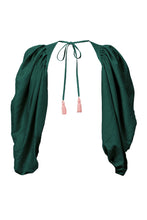 画像をギャラリービューアに読み込む, Shine Linen Volume Arm | Forest Green