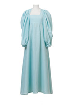 Load image into Gallery viewer, Shine Linen One Shoulder Dress | Forest Green