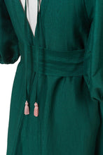 Load image into Gallery viewer, Shine Linen Vneck Maxi Dress | Shell