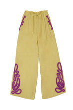 Load image into Gallery viewer, Tape Embroidery Pants | Citrine