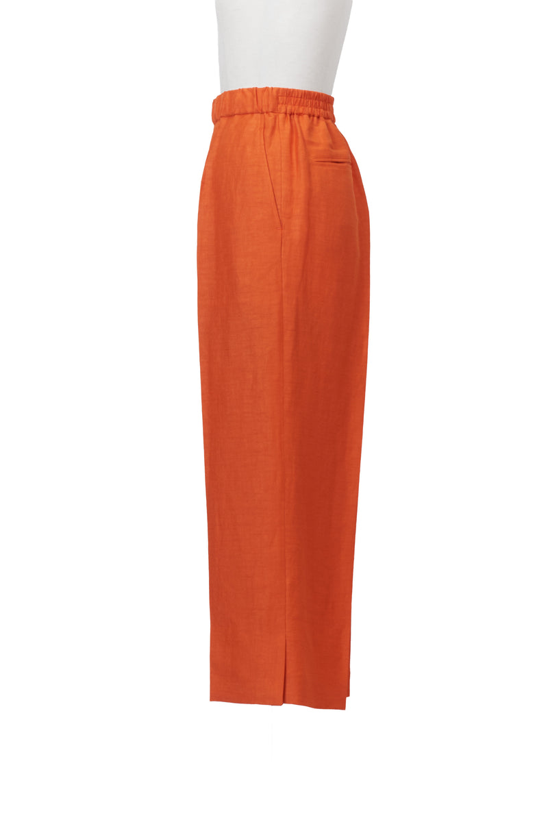 Shine Linen Slim Pants | Shell – MYLAN ONLINE SHOP