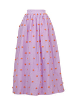 Load image into Gallery viewer, Dot Fringe Skirt | Dot Fringe Lilac