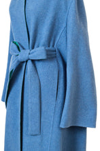 画像をギャラリービューアに読み込む, Recycle Cashmere Volume Oversized Coat | Forest Blue