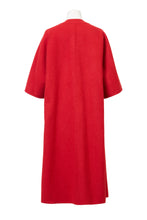 画像をギャラリービューアに読み込む, Recycle Cashmere Belted Gown Coat | Fuchsia Red