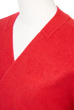 画像をギャラリービューアに読み込む, Recycle Cashmere Belted Gown Coat | Fuchsia Red