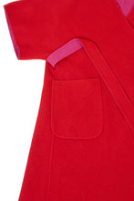 画像をギャラリービューアに読み込む, Recycle Cashmere Belted Gown Coat | Fuchsia Red