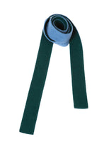 画像をギャラリービューアに読み込む, Recycle Cashmere Belted Gown Coat | Forest Blue