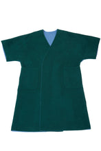 画像をギャラリービューアに読み込む, Recycle Cashmere Belted Gown Coat | Forest Blue