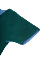 画像をギャラリービューアに読み込む, Recycle Cashmere Belted Gown Coat | Forest Blue