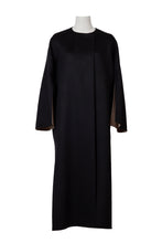 画像をギャラリービューアに読み込む, Cashmere Slit Sleeve Coat | Noir/Sahara