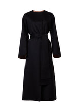 画像をギャラリービューアに読み込む, Cashmere Slit Sleeve Coat | Noir/Sahara