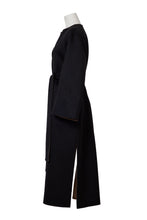 画像をギャラリービューアに読み込む, Cashmere Slit Sleeve Coat | Noir/Sahara