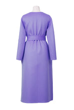 画像をギャラリービューアに読み込む, Cashmere Slit Sleeve Coat | Lilac/Peacock