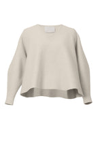 画像をギャラリービューアに読み込む, Cashmere V Neck Knit Top | Pearl