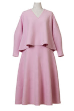 画像をギャラリービューアに読み込む, Cashmere V Neck Knit Top | Rose