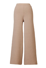 Load image into Gallery viewer, Cashmere Flare Knit Pants | Milk Tea