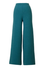 Load image into Gallery viewer, Cashmere Flare Knit Pants | Peacock