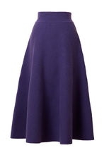 Load image into Gallery viewer, Cashmere Flare Knit Skirt | Orchid