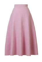 Load image into Gallery viewer, Cashmere Flare Knit Skirt | Rose