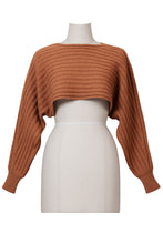 画像をギャラリービューアに読み込む, Eco Cashmere Rib Knit Layered Top | Citrine
