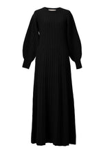 画像をギャラリービューアに読み込む, Eco Cashmere Long Rib Knit Dress | Stone