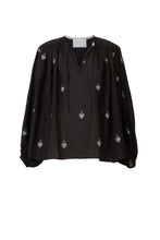 画像をギャラリービューアに読み込む, Embroidery Kaftan Blouse | Stone