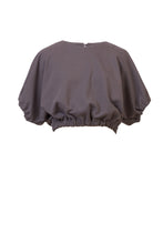 画像をギャラリービューアに読み込む, Organic Cotton Cropped Top | Stone Gray