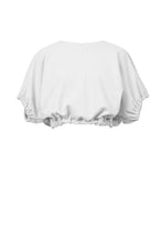 画像をギャラリービューアに読み込む, Organic Cotton Cropped Top | Shell White
