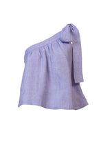 画像をギャラリービューアに読み込む, One Shoulder Ribbon Tops | Lilac