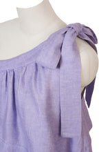 画像をギャラリービューアに読み込む, One Shoulder Ribbon Tops | Lilac