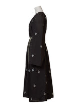 Load image into Gallery viewer, Embroidery Neck Gathered Dress | Cherryblossom